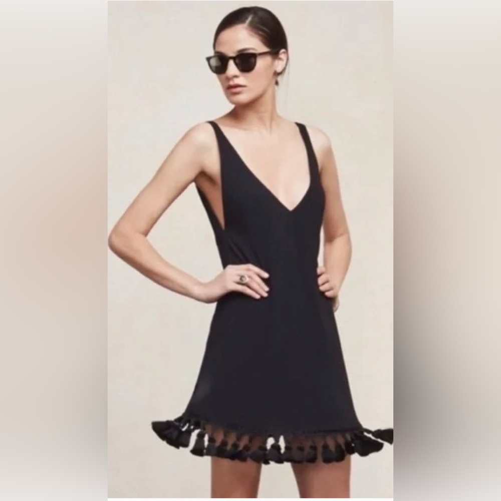 Reformation Taurus tassel dress XS